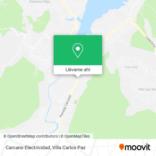 Mapa de Carcano Electricidad