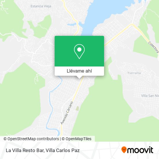 Mapa de La Villa Resto Bar