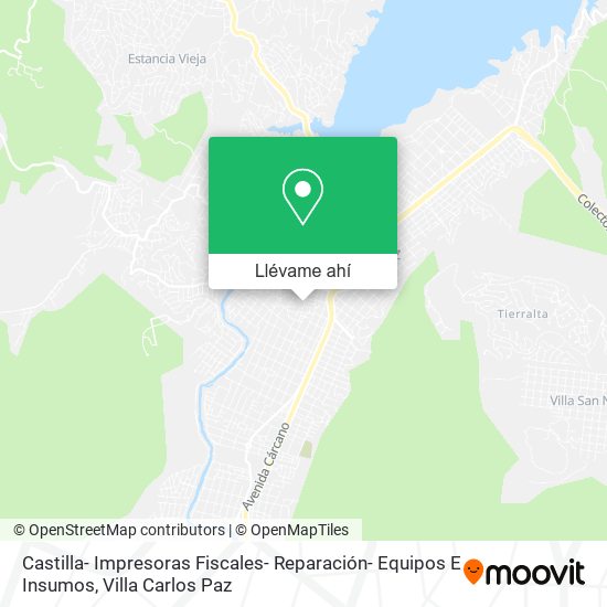 Mapa de Castilla- Impresoras Fiscales- Reparación- Equipos E Insumos