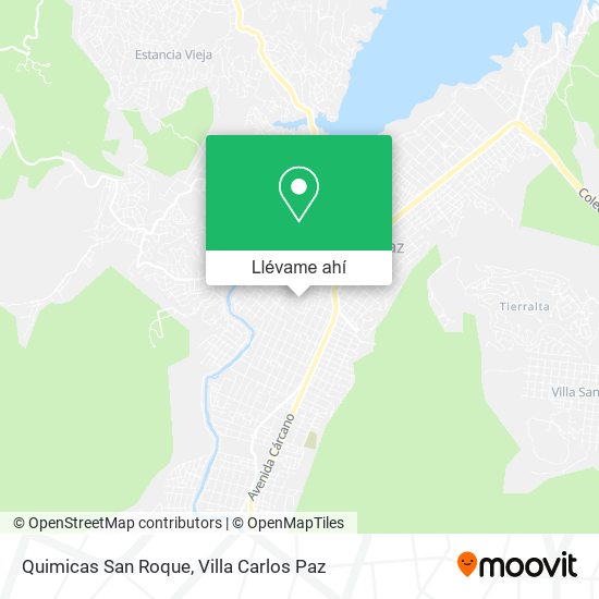 Mapa de Quimicas San Roque