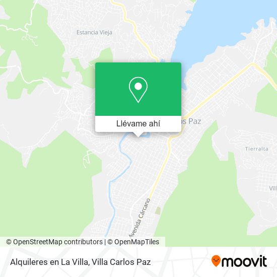 Mapa de Alquileres en La Villa