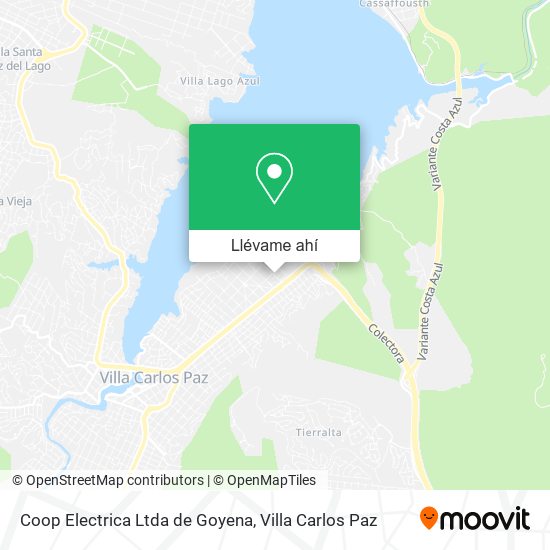 Mapa de Coop Electrica Ltda de Goyena