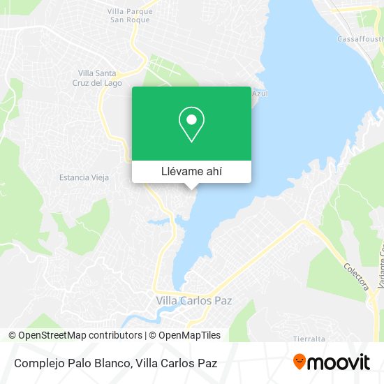 Mapa de Complejo Palo Blanco