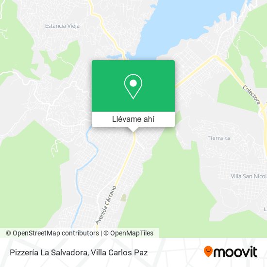 Mapa de Pizzería La Salvadora