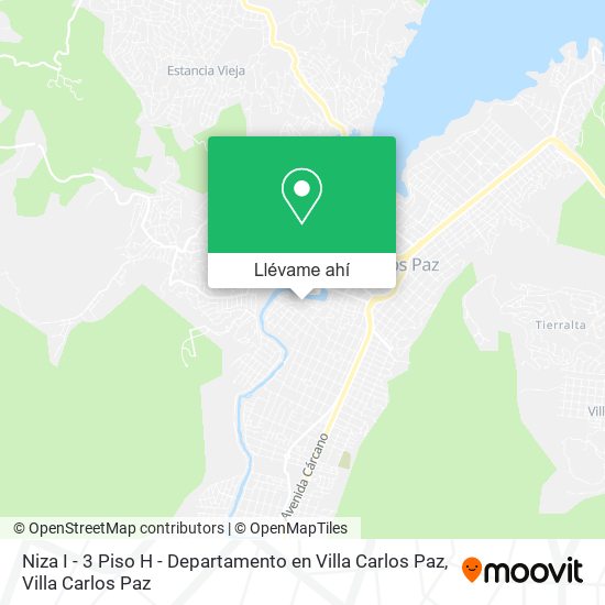 Mapa de Niza I - 3 Piso H - Departamento en Villa Carlos Paz