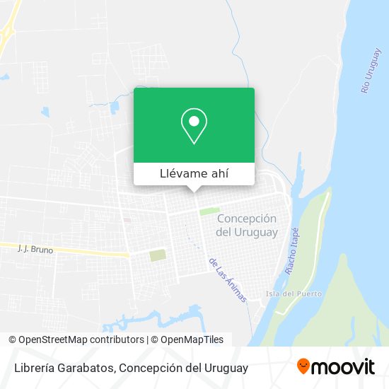 Mapa de Librería Garabatos