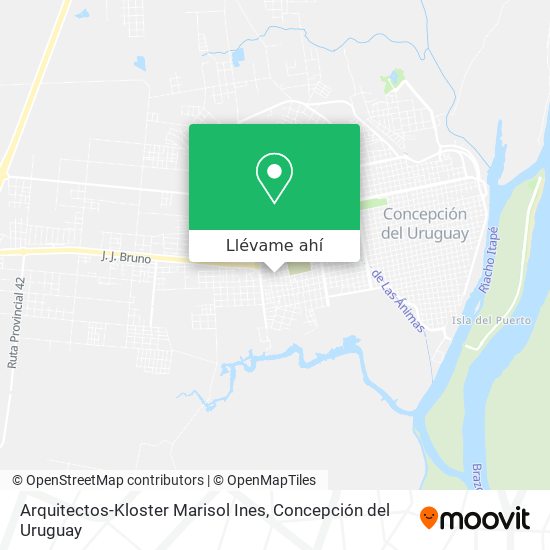 Mapa de Arquitectos-Kloster Marisol Ines