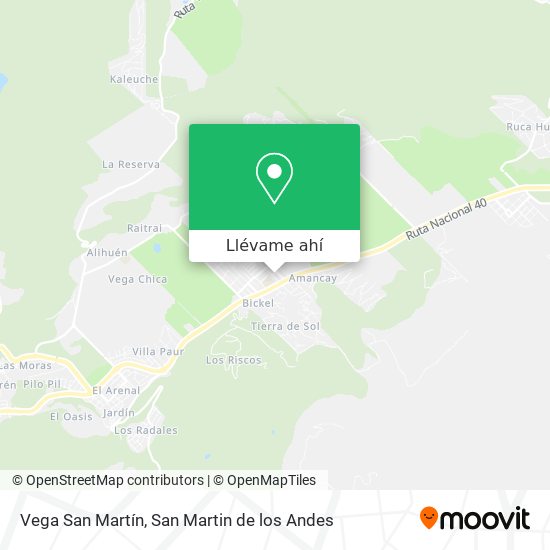 Mapa de Vega San Martín