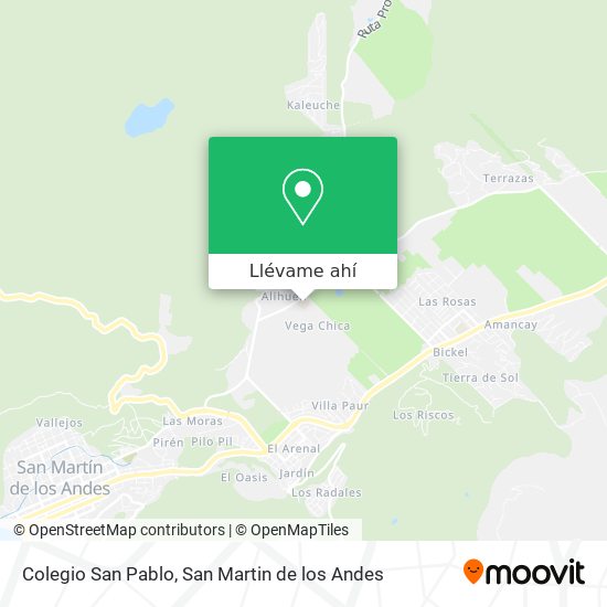Mapa de Colegio San Pablo