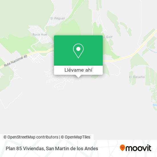 Mapa de Plan 85 Viviendas