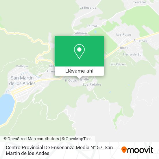 Mapa de Centro Provincial De Enseñanza Media N° 57