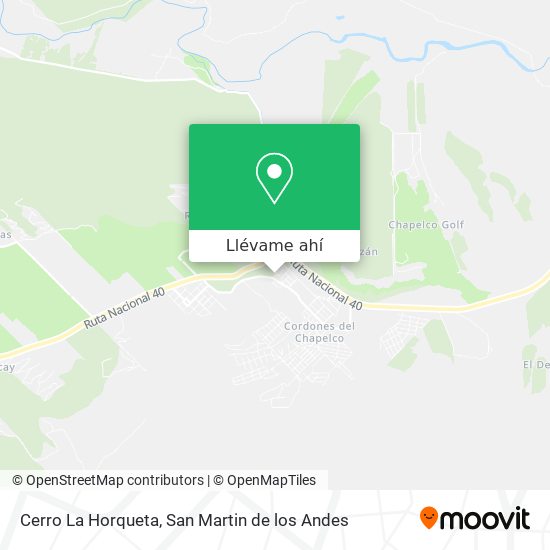 Mapa de Cerro La Horqueta