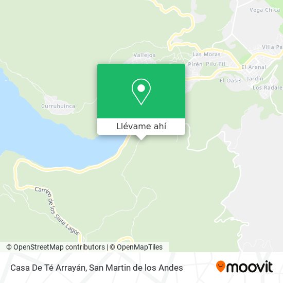 Mapa de Casa De Té Arrayán