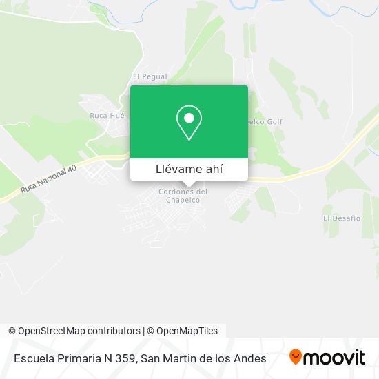 Mapa de Escuela Primaria N 359