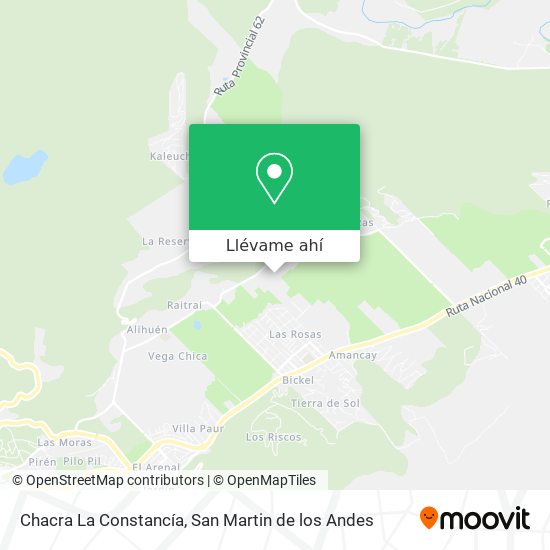 Mapa de Chacra La Constancía