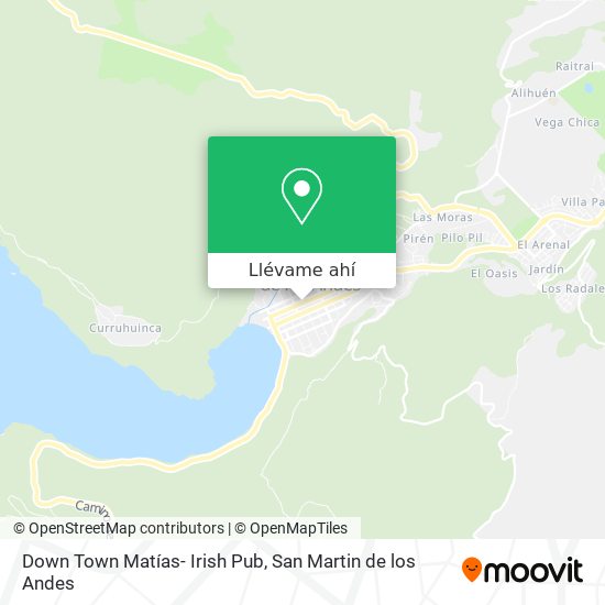 Mapa de Down Town Matías- Irish Pub