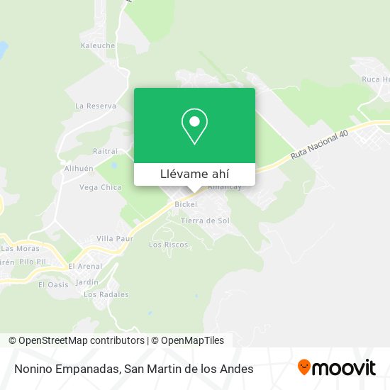 Mapa de Nonino Empanadas