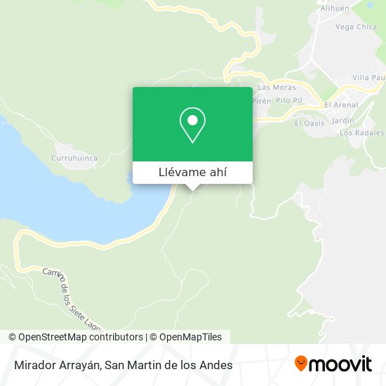 Mapa de Mirador Arrayán