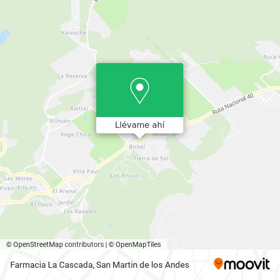 Mapa de Farmacia La Cascada