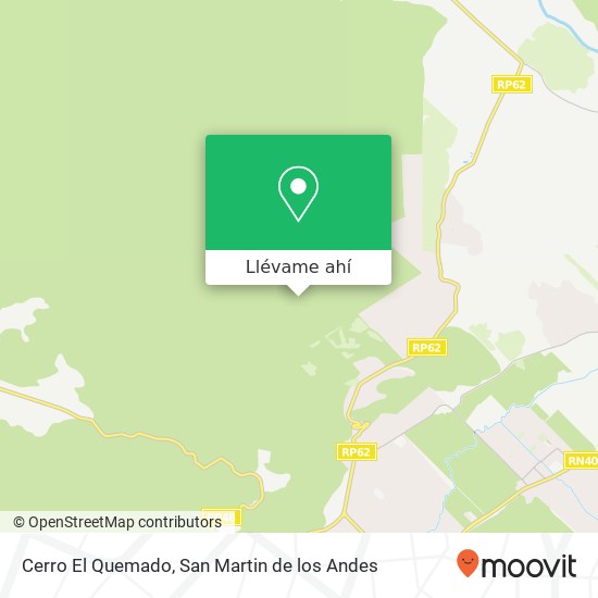 Mapa de Cerro El Quemado