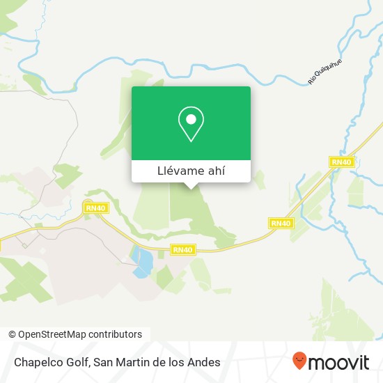 Mapa de Chapelco Golf