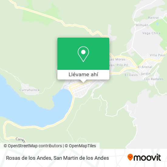 Mapa de Rosas de los Andes