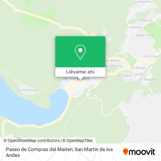 Mapa de Paseo de Compras del Maiten