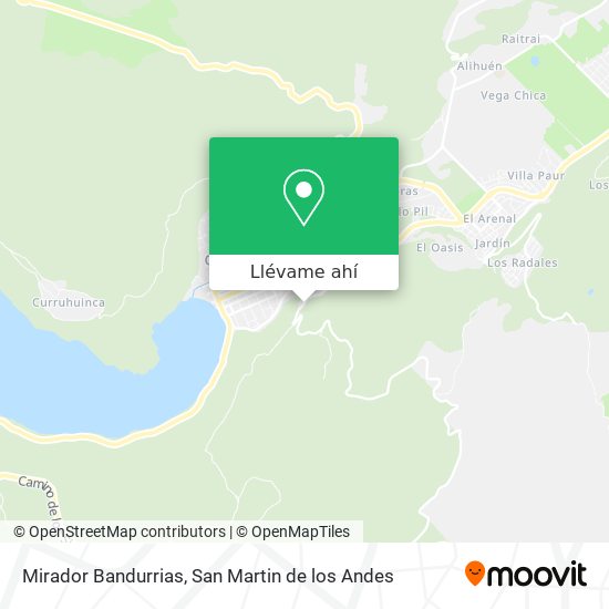 Mapa de Mirador Bandurrias