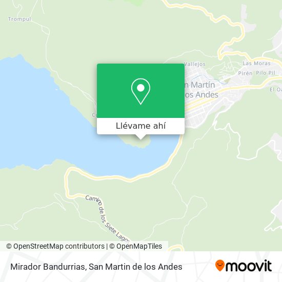 Mapa de Mirador Bandurrias