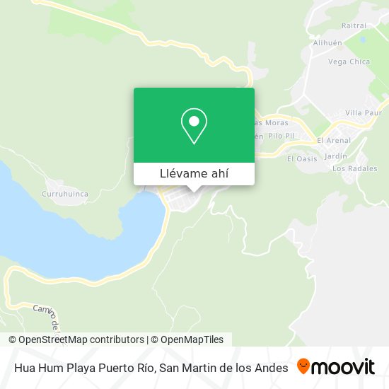 Mapa de Hua Hum Playa Puerto Río