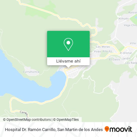 Mapa de Hospital Dr. Ramón Carrillo