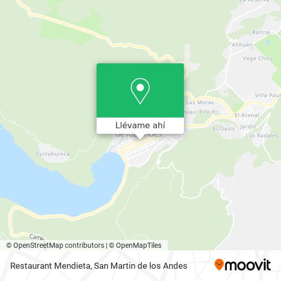 Mapa de Restaurant Mendieta