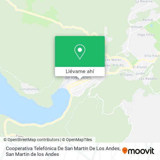 Mapa de Cooperativa Telefónica De San Martín De Los Andes