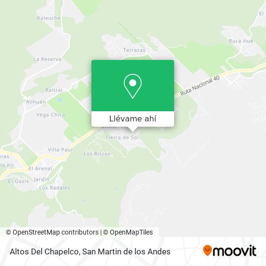 Mapa de Altos Del Chapelco