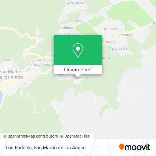 Mapa de Los Radales