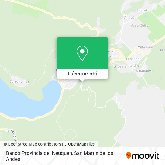 Mapa de Banco Provincia del Neuquen