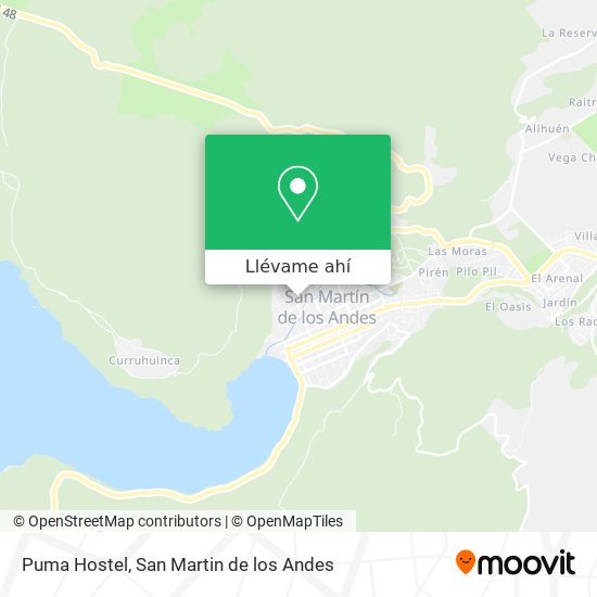 Mapa de Puma Hostel