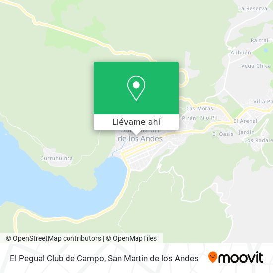 Mapa de El Pegual Club de Campo