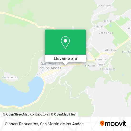 Mapa de Gisbert Repuestos