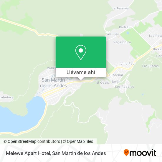 Mapa de Melewe Apart Hotel