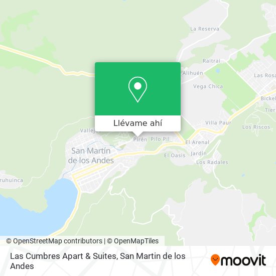 Mapa de Las Cumbres Apart & Suites