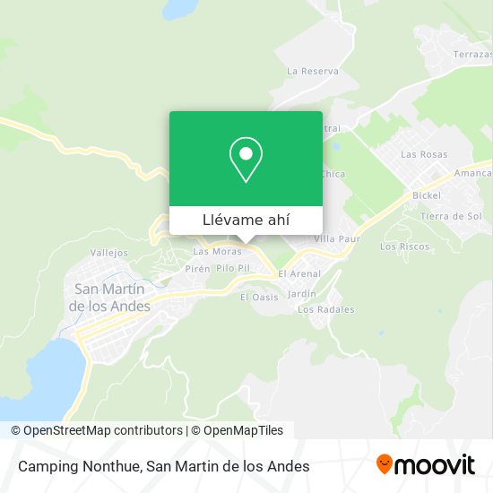 Mapa de Camping Nonthue