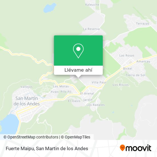 Mapa de Fuerte Maipu