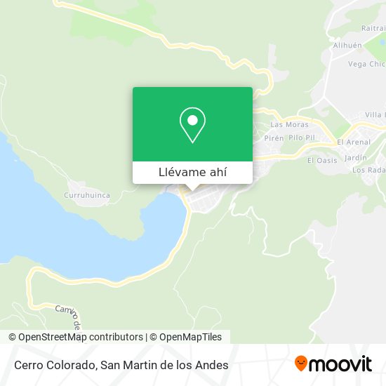 Mapa de Cerro Colorado