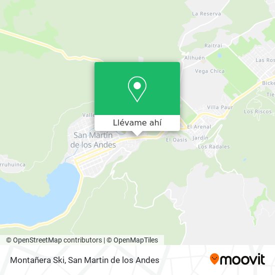 Mapa de Montañera Ski