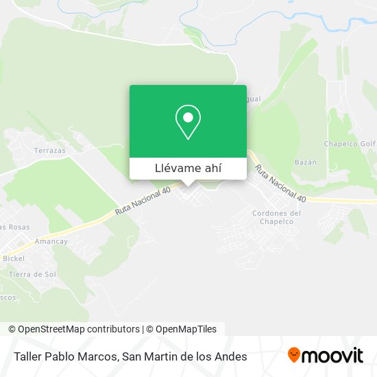 Mapa de Taller Pablo Marcos