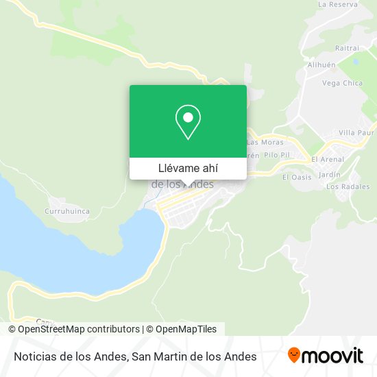 Mapa de Noticias de los Andes