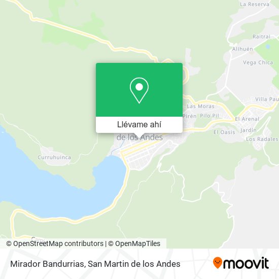Mapa de Mirador Bandurrias