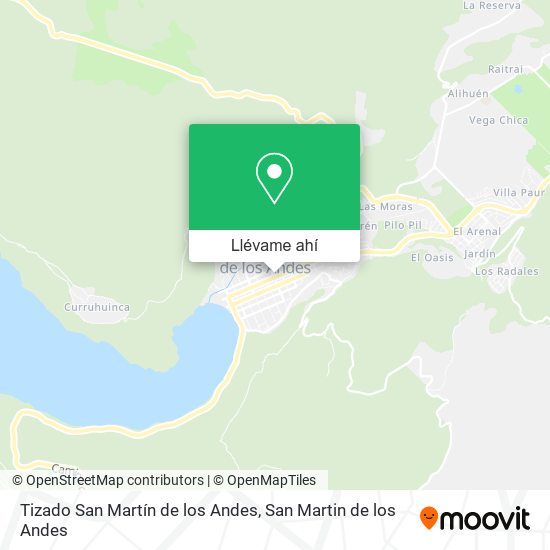 Mapa de Tizado San Martín de los Andes