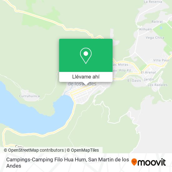 Mapa de Campings-Camping Filo Hua Hum